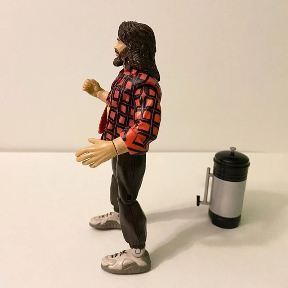 Vintage 1999 Cactus Jack Mick Foley WWF Jakks Pacific Titan Tron Live Figure - Picture 5 of 15